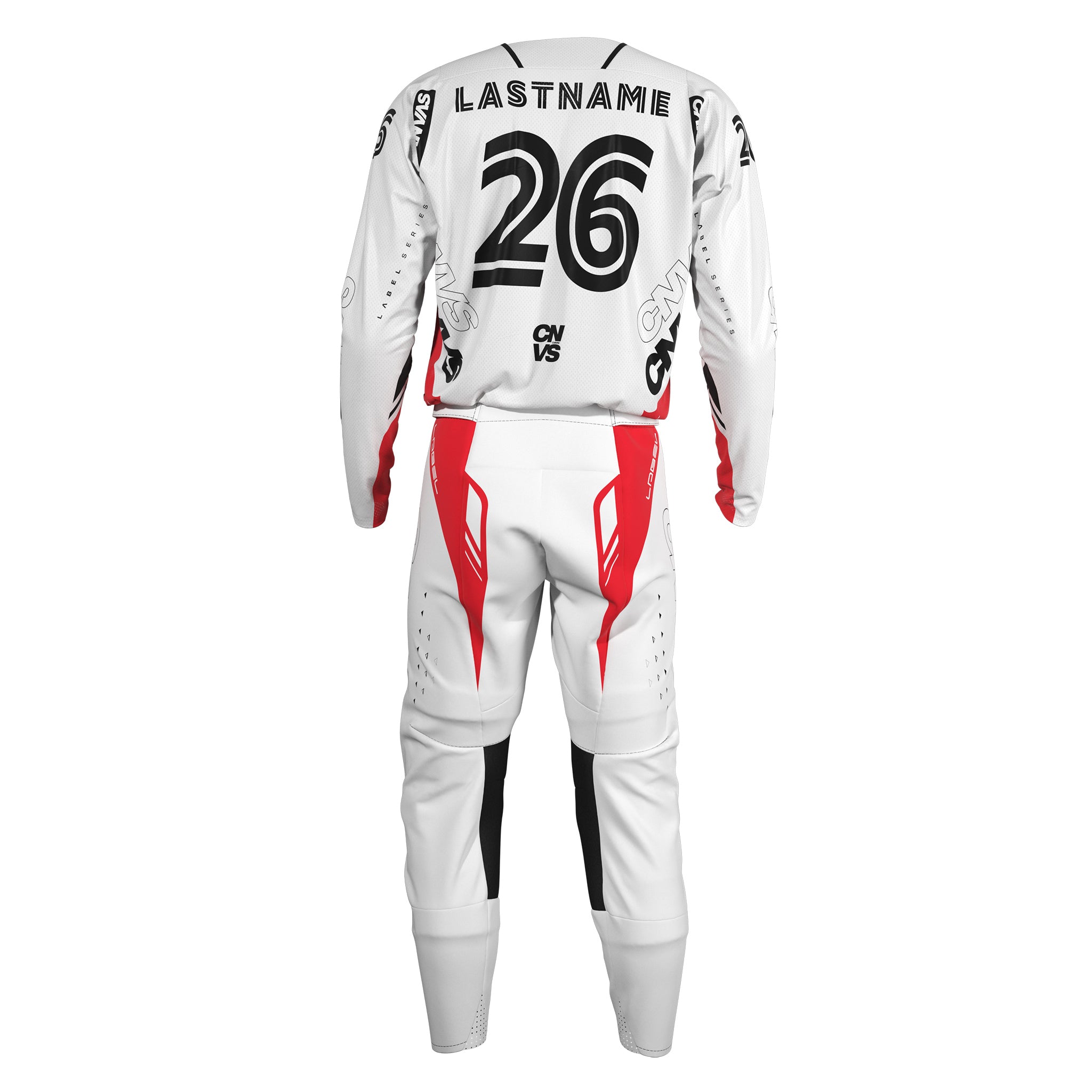 Label Series 26.1 Custom Motocross Gear - Red
