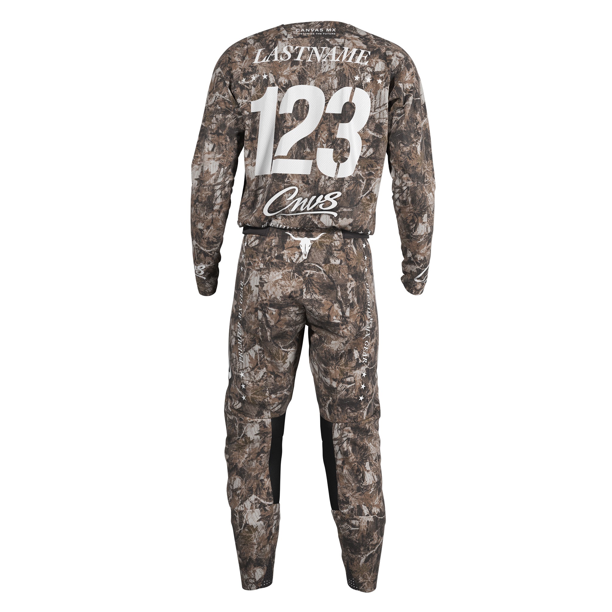 Woodland Camo Custom MX Gear