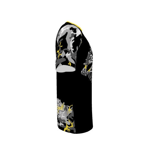 BICYCULT Crew Camo Short Sleeve Black Grey