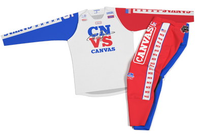 Label Series 5 - Rick Johnson Edition - Red White and Blue – flat lay view