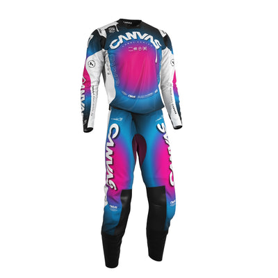 Candy Label Series 7 custom motocross jersey and pants – front view