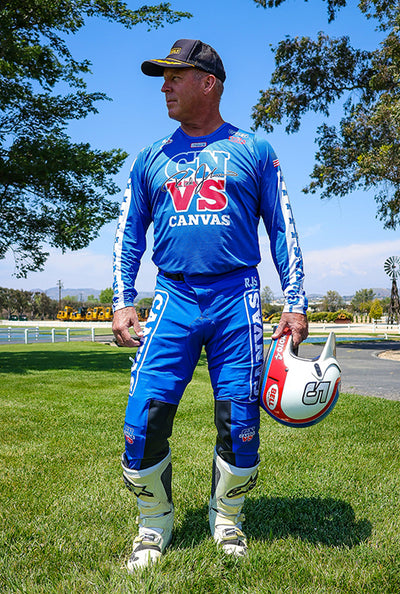 Label Series 5 - Rick Johnson Edition - Blue – rider action view