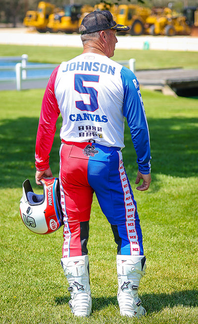 Label Series 5 - Rick Johnson Edition - Red White and Blue – back view