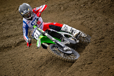Label Series 5 - Rick Johnson Edition - Red White and Blue – rider action view