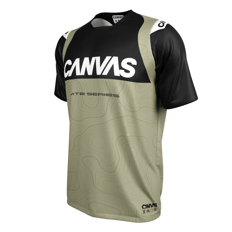 MTB Series Custom Short Sleeve Jersey - Tan
