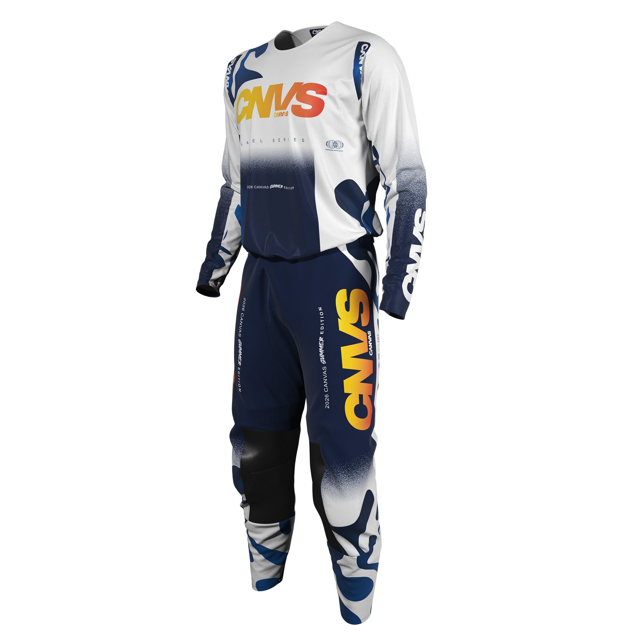 Label Series 26.3 Custom Motocross Gear - Blue Flame