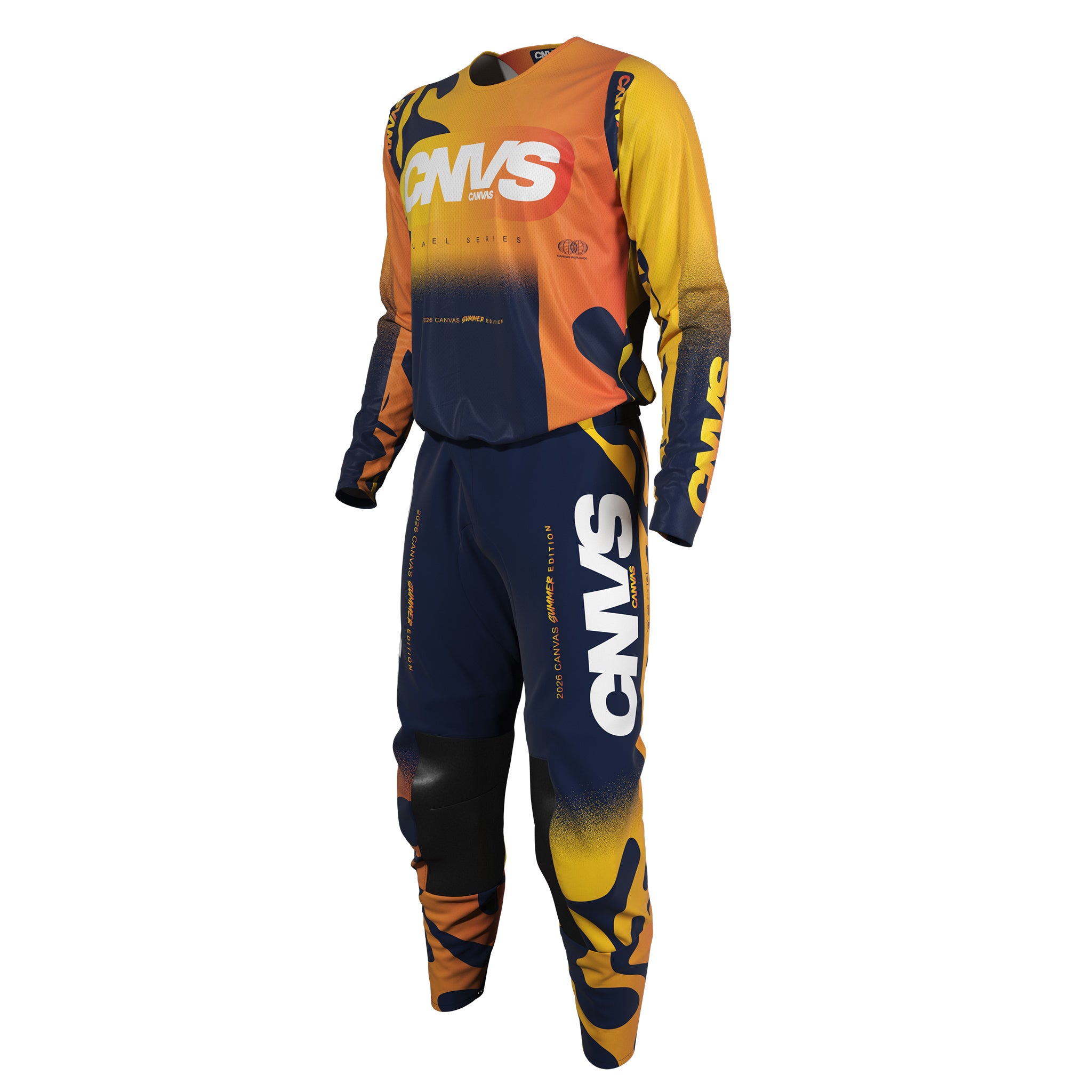 Label Series 26.3 Custom Motocross Gear - Orange Flame