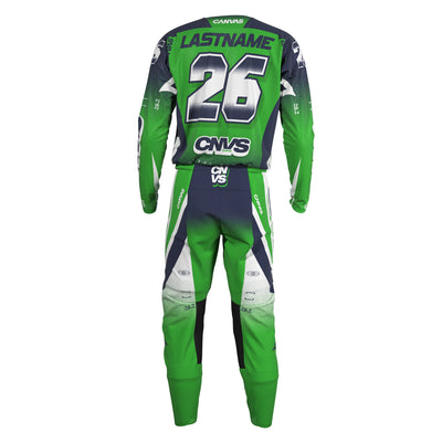 Green Label Series 26.2 personalized motocross gear – back view