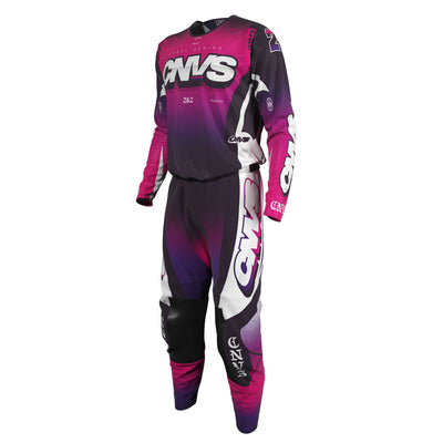 Purple Label Series 26.2 custom motocross jersey and pants – front view