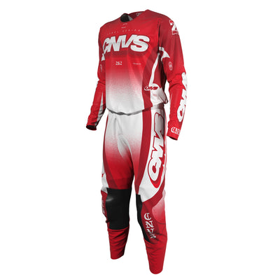 Red Label Series 26.2 custom motocross jersey and pants – front view