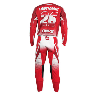 Red Label Series 26.2 personalized motocross gear – back view