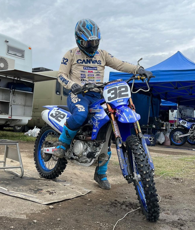 Label Series 4 - Navy - Custom MX Gear – rider action view