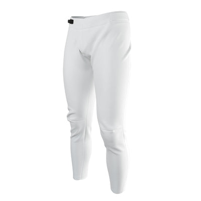 Blank white mountian bike and/or bmx pants that allow for a fully custom design.