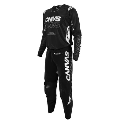 Black Label Series 10 custom motocross jersey and pants – front view