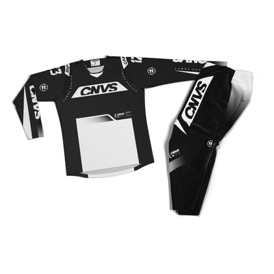 Label Series 11 Custom Motocross Gear - Black – flat lay view