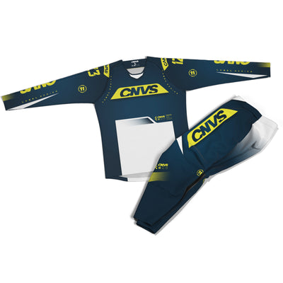 Label Series 11 Custom Motocross Gear - Midnight Flo – flat lay view