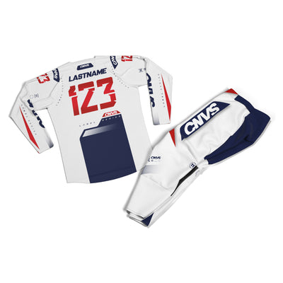 Label Series 11 Custom Motocross Gear - Patriot – flat lay view