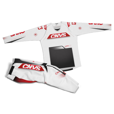 Label Series 11 Custom Motocross Gear - Red – flat lay view