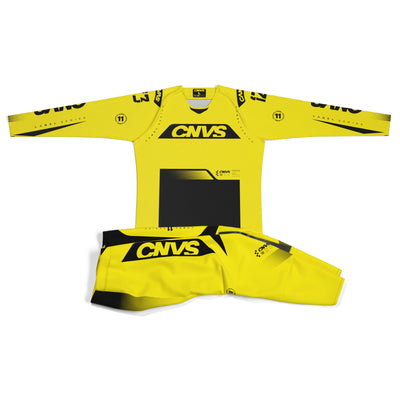 Label Series 11 Custom Motocross Gear - Yellow – flat lay view