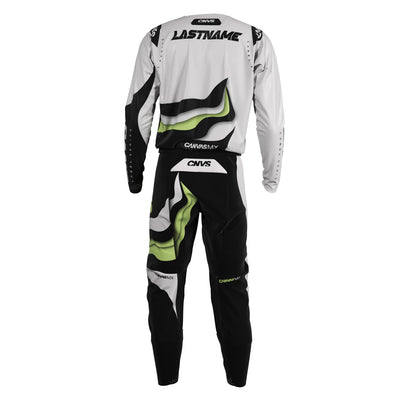 Dark Glo Label Series 12 custom motocross jersey and pants – back view