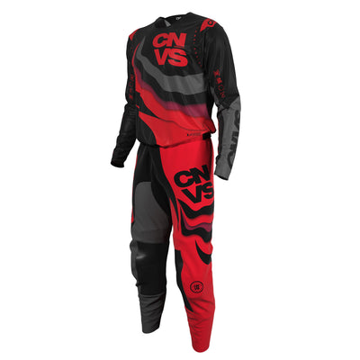 Dark Red Label Series 12 custom motocross jersey and pants – front view
