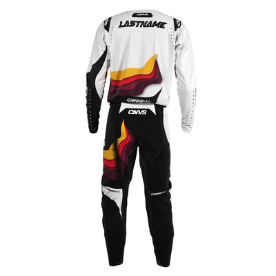 Ember Label Series 12 custom motocross jersey and pants – back view