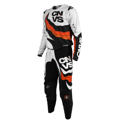 Orange Label Series 12 custom motocross jersey and pants – front view