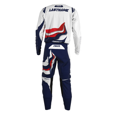 Patriot Label Series 12 custom motocross jersey and pants – back view