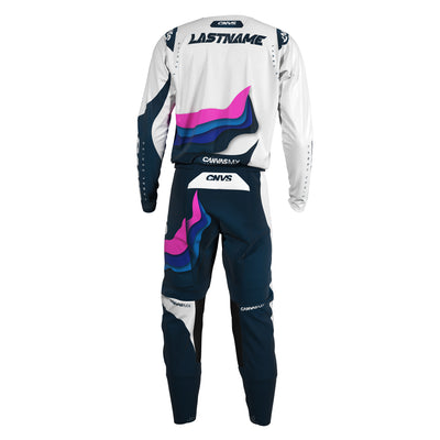 Rainfall Label Series 12 custom motocross jersey and pants – back view
