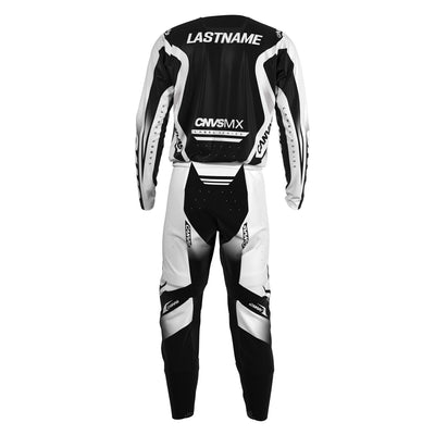 Mono Label Series 13 custom motocross jersey and pants – back view