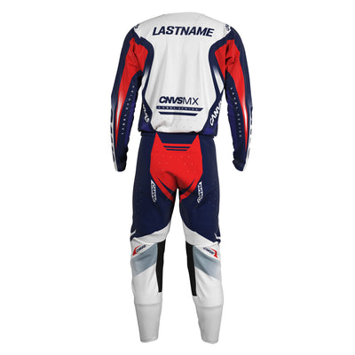 Patriot Label Series 13 custom motocross jersey and pants – back view