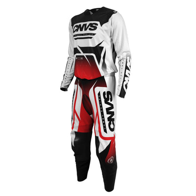 Red Fade Label Series 13 custom motocross jersey and pants – front view
