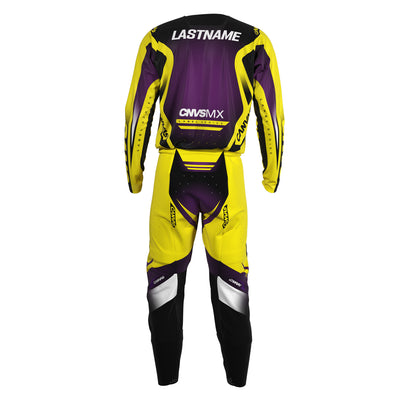 Venom Label Series 13 custom motocross jersey and pants – back view