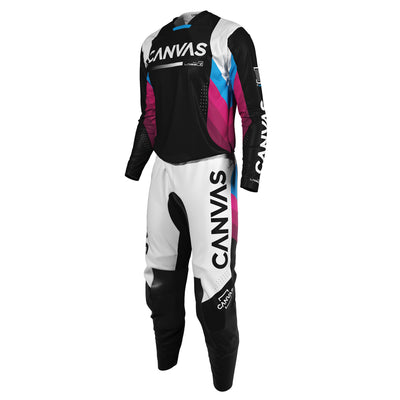 Purple Label Series 2 custom motocross jersey and pants – front view