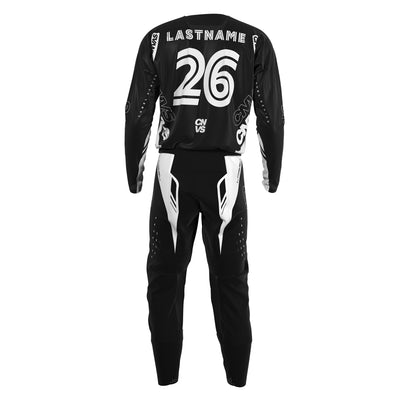 Black Label Series 26.1 custom motocross jersey and pants – back view