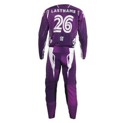 Purple Label Series 26.1 custom motocross jersey and pants – back view