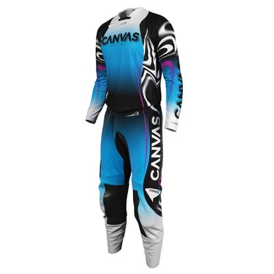 Blue Label Series 3 custom motocross jersey and pants – front view