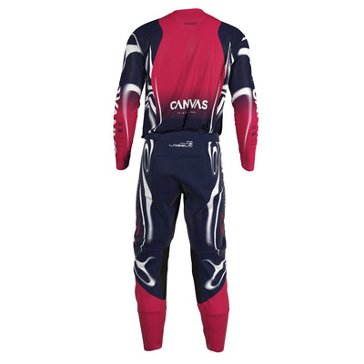 Starburst Label Series 3 custom motocross jersey and pants – back view