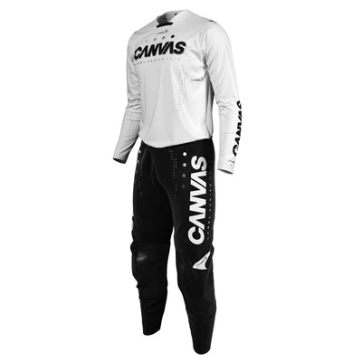 Black Label Series 4 custom motocross jersey and pants – front view