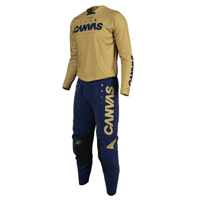 Navy Label Series 4 custom motocross jersey and pants – front view