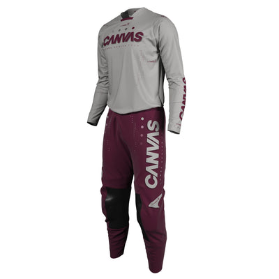 Wine Label Series 4 custom motocross jersey and pants – front view