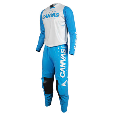 Cyan Label Series 4 custom motocross jersey and pants – front view