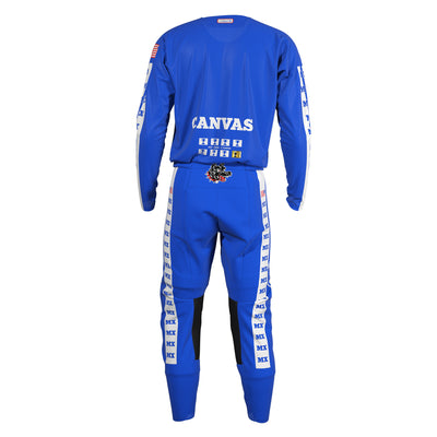 Blue Label Series 5 custom motocross jersey and pants – back view