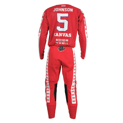 Label Series 5 - Rick Johnson Edition - Red – rider action view