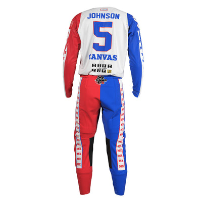 Label Series 5 - Rick Johnson Edition - Red White and Blue – rider action view