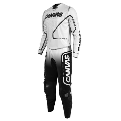 B&W Label Series 6 custom motocross jersey and pants – front view
