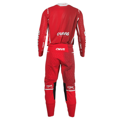 Red Label Series 6 custom motocross jersey and pants – back view