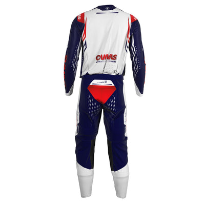 Patriot Label Series 8 custom motocross jersey and pants – back view