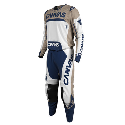 Blue Dust Label Series 9 custom motocross jersey and pants – front view