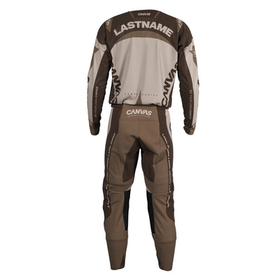 Earth Label Series 9 custom motocross jersey and pants – back view